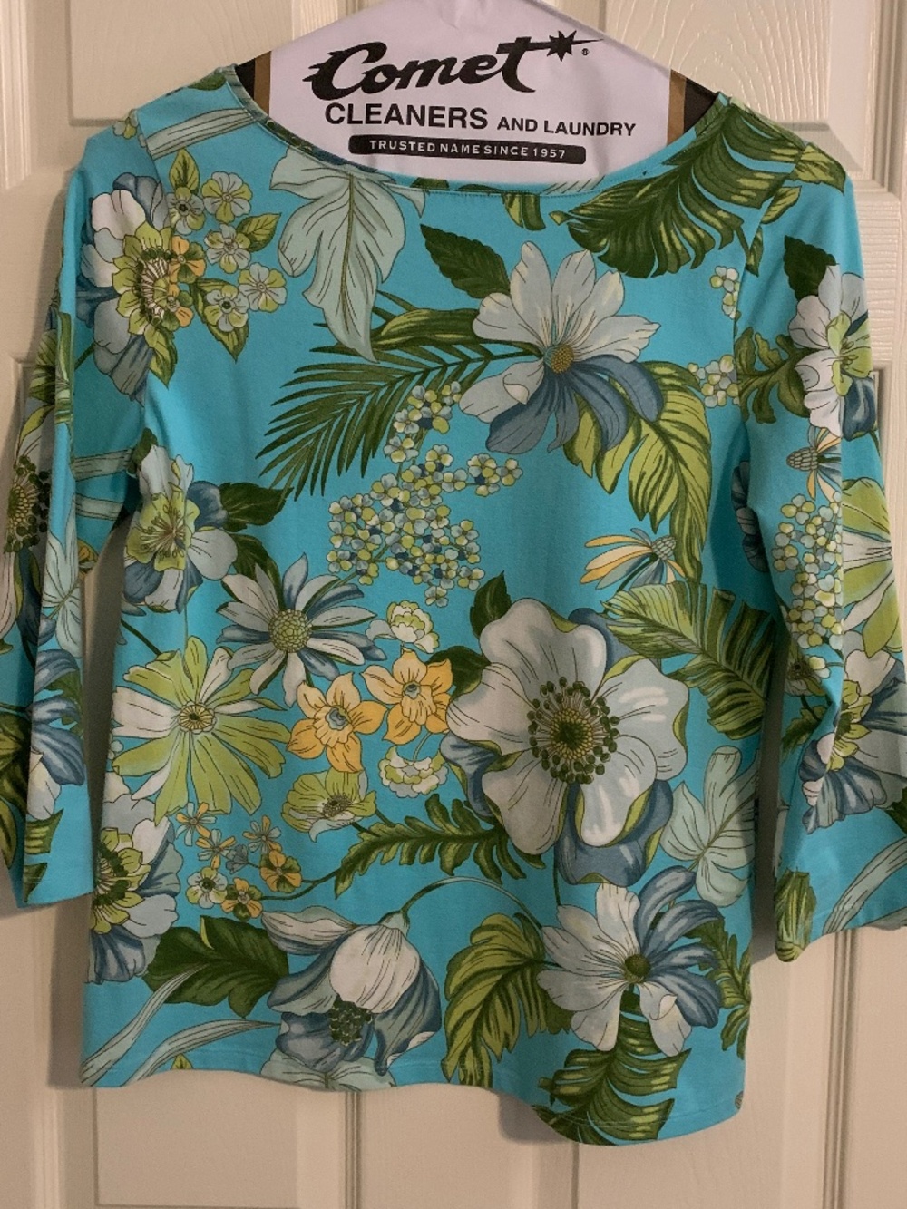 Talbots Bateau Neck Tee, Size M, Like New
